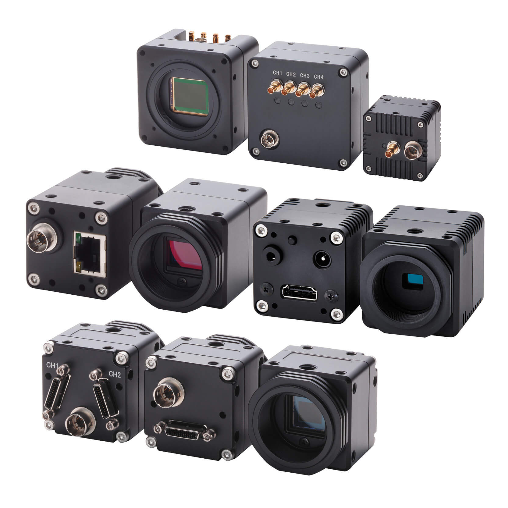 Machine vision area scan camera capturing product images