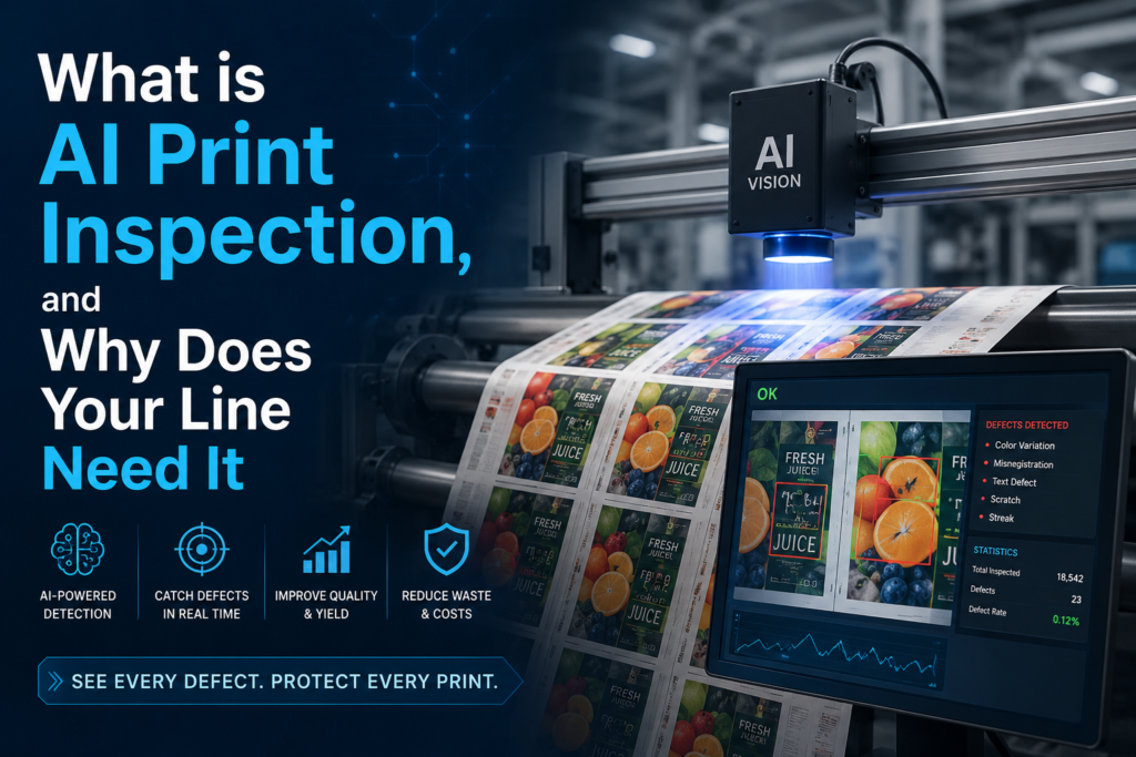 AI-powered print inspection in action