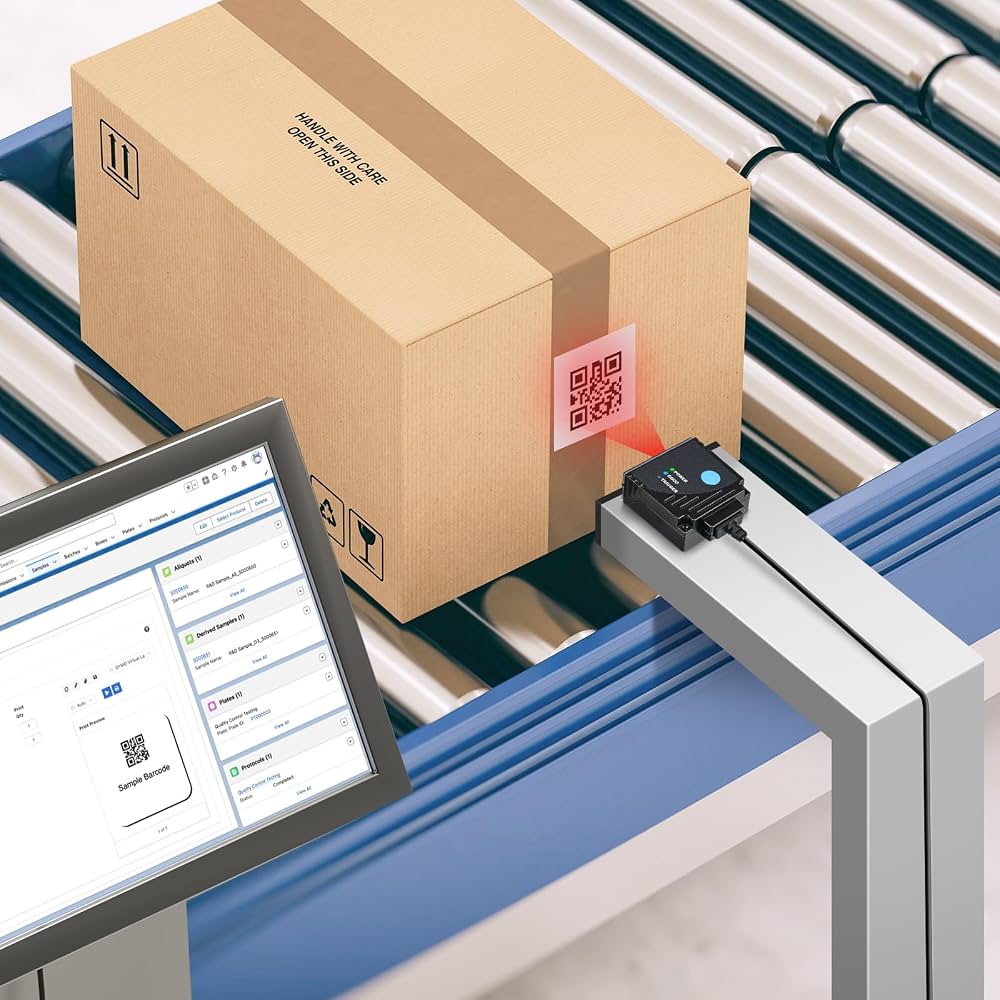 Barcode scanning in manufacturing process
